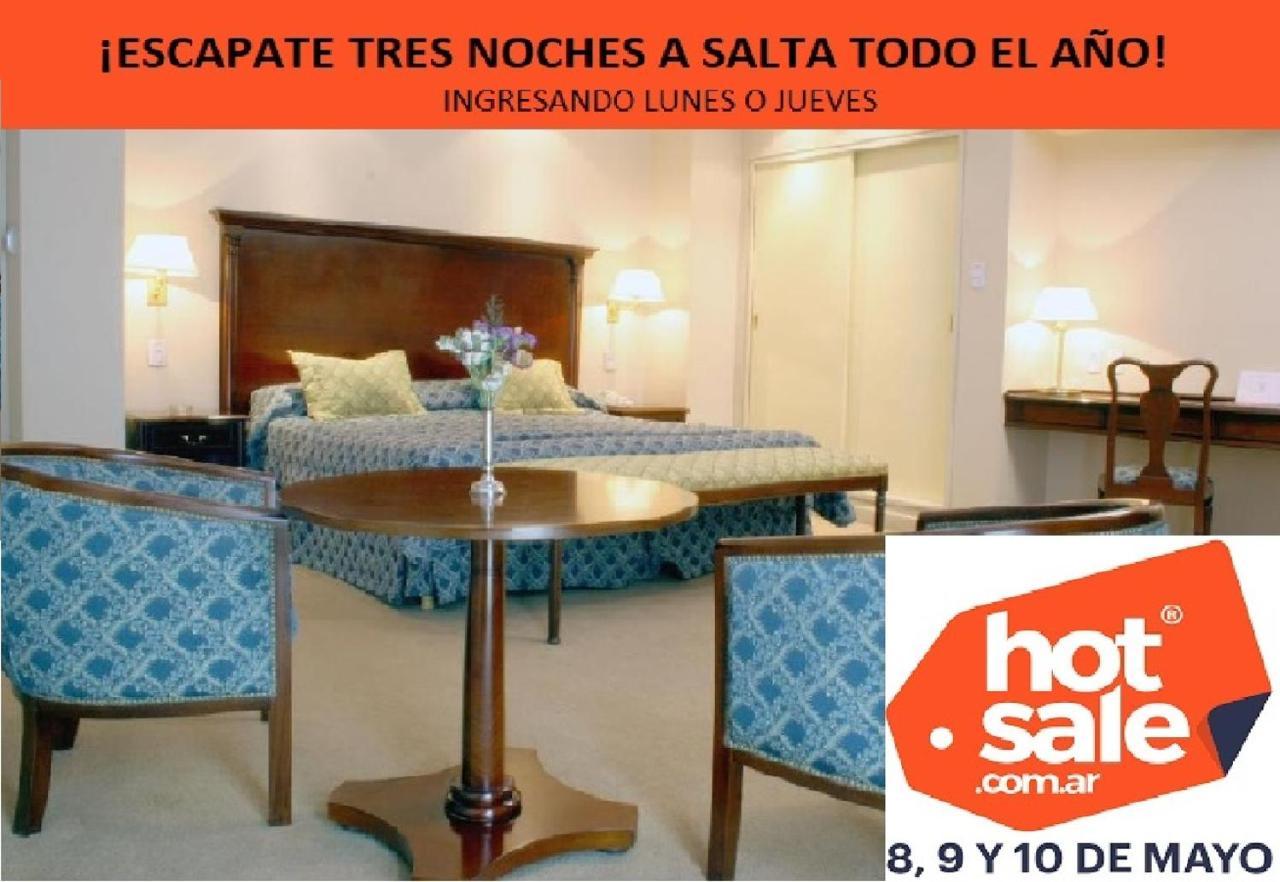 Provincial Plaza Hotel Salta Esterno foto
